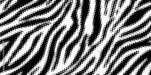 Abstract pattern background with organic halftone. Vector organic pattern of line and dots maze and irregular cells on background