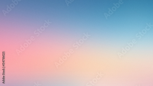 Grainy pink and sky blue gradient background with soft pastel noise texture design.