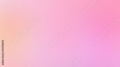 Grainy pink and peach gradient background with soft pastel texture for design use.