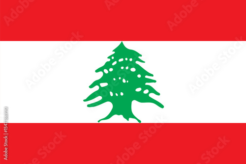 Vector flag of Lebanon, a country in West Africa or Middle Eastern. Accurate dimensions and official colors. This file is suitable for digital editing and printing of any size.
