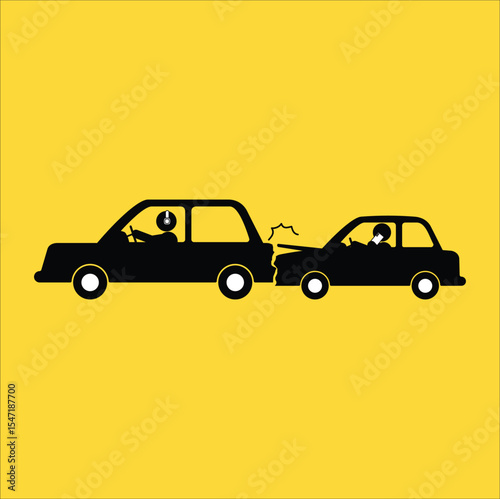  This artwork delivers a strong message about pedestrian safety and the dangers of distracted driving. Vector illustration design. Eps 10.