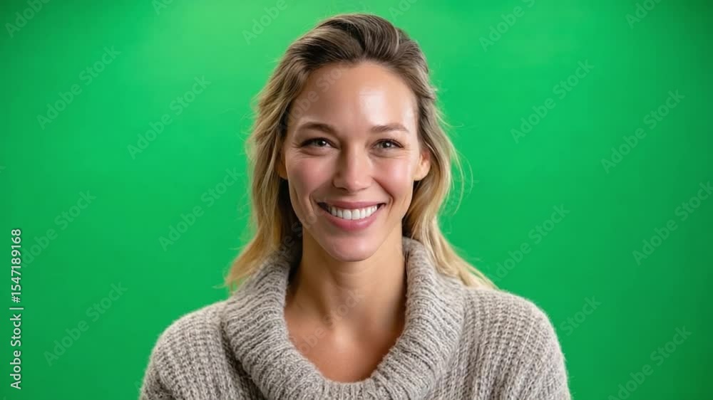 Radiant Confidence: A charismatic female radiates warmth and positivity against a vibrant backdrop, embodying genuine happiness and approachability. Radiant Confidence: A charismatic female radiates warmth and positivity against a vibrant backdrop, embodying genuine happiness and approachability.