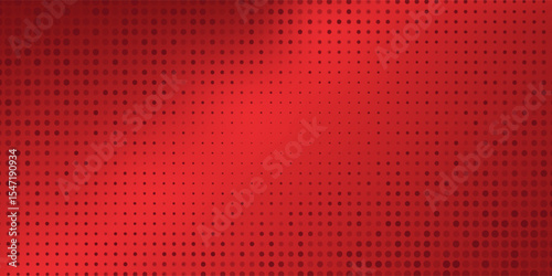Red diagonal geometric shape with halftone. Modern fiber textured vector eps 10