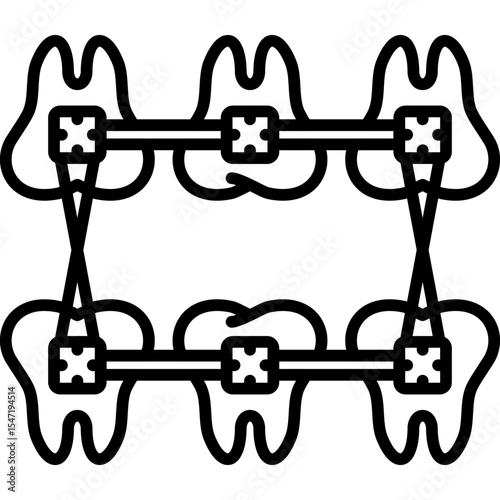 Orthodontic Bands Icon