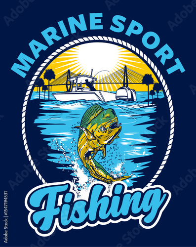 Marine Sport Fishing digital art.ai