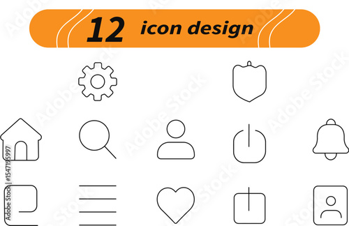 Medical icon set: vector symbols for web design and business illustration