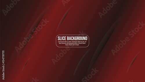 Abstract minimalist slice background red with empty area for text is very suitable for banners, covers and backdrops and others.