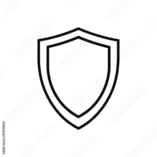 shield line art