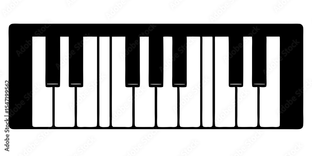 piano keys vector illustration piano keys vector illustration