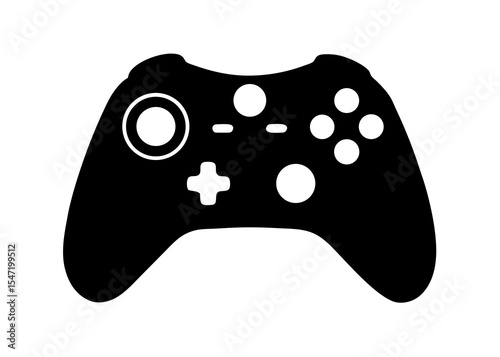 game controller isolated on white