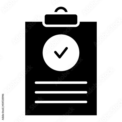 Approval Document Icon with Stam