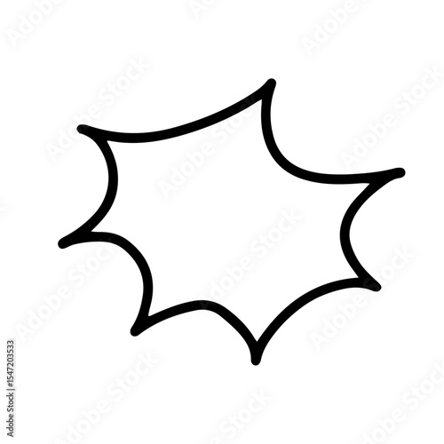 Icons representing feelings of surprise, attention, and awareness. Surprise speech bubbles. Effect pictograms for noticing, comic notes. Hand drawn vector illustrations.
