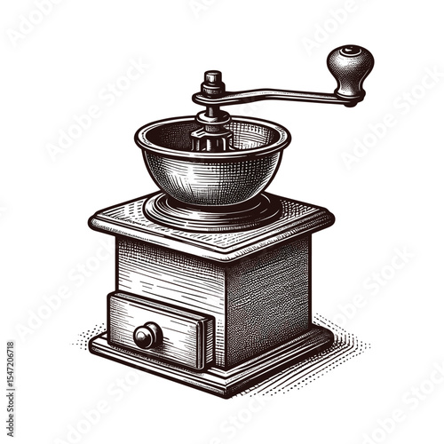 old coffee grinder