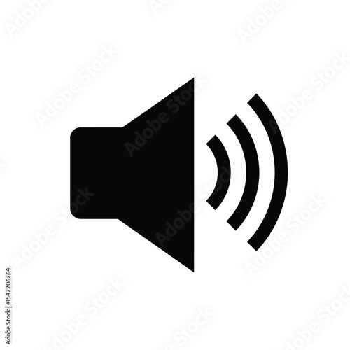 speaker icon vector illustration