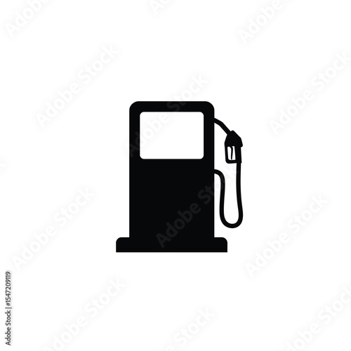 Fuel pump vector icons: a set of gas station and petrol car symbols for mobile and web technology illustrations