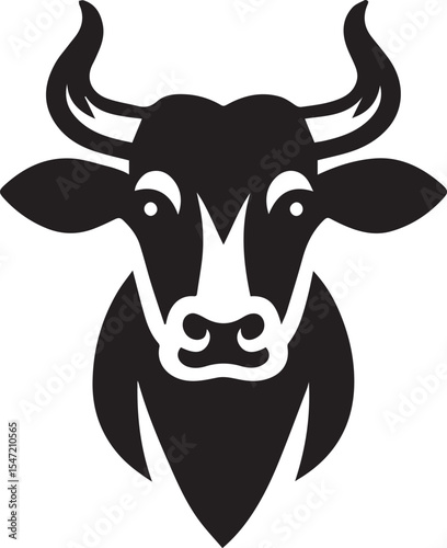 Cow vector silhouette