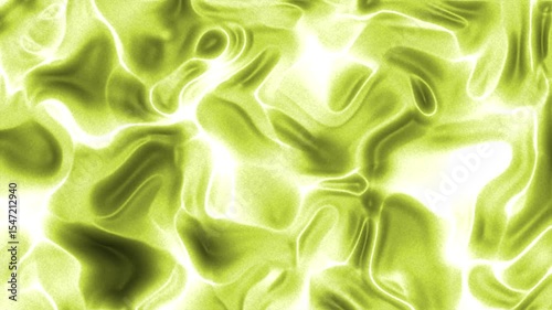 Abstract green water surface with ripples and reflections, creating a serene atmosphere