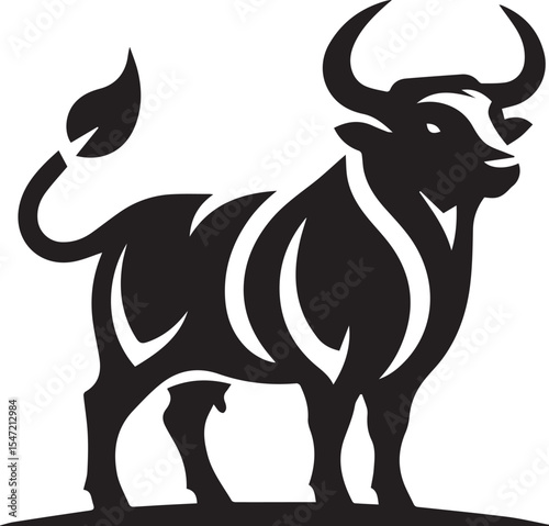 Cow vector silhouette