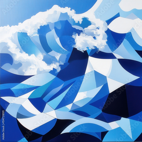 abstract blue background