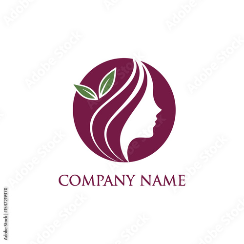 Eps vector logo for ladies beauty parlor brands featuring skincare, make-up and body message