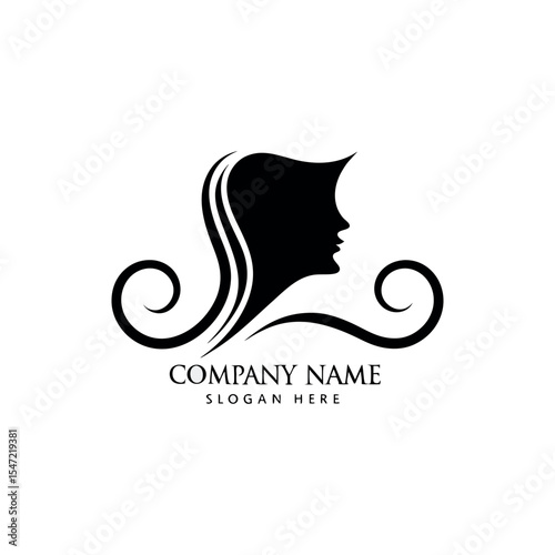 Eps vector logo for ladies beauty parlor brands featuring skincare, make-up and body message