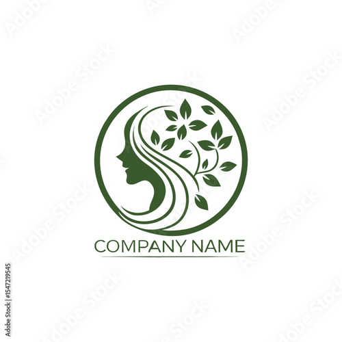 Eps vector logo for ladies beauty parlor brands featuring skincare, make-up and body message