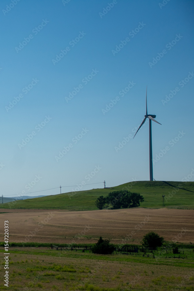 Fototapeta premium Midwest windfarm 