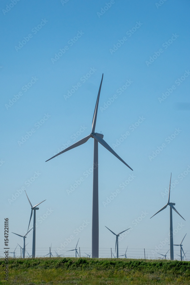 Fototapeta premium Midwest windfarm 