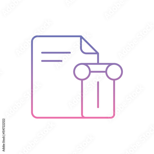 History Section Icon vector stock illustration