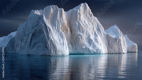 Wallpaper Mural Imposing iceberg, a majestic spectacle of nature's frozen giant in the vast ocean Torontodigital.ca