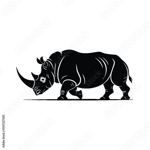 rhino vector illustration