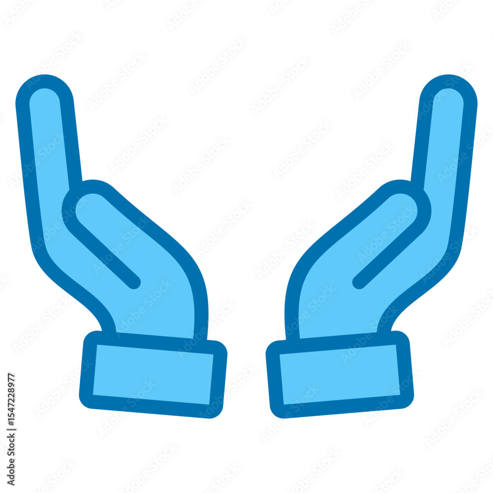 Obraz premium Hand Open Icon