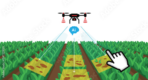 Drone Assisted Precision Agriculture Technology Optimizing Crop Health and Yield with Efficiency