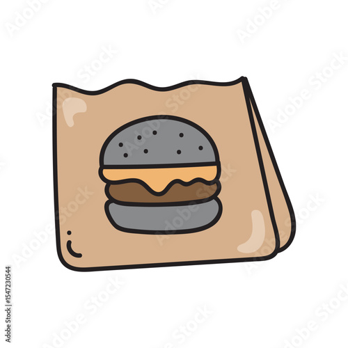burger packaging for take away 