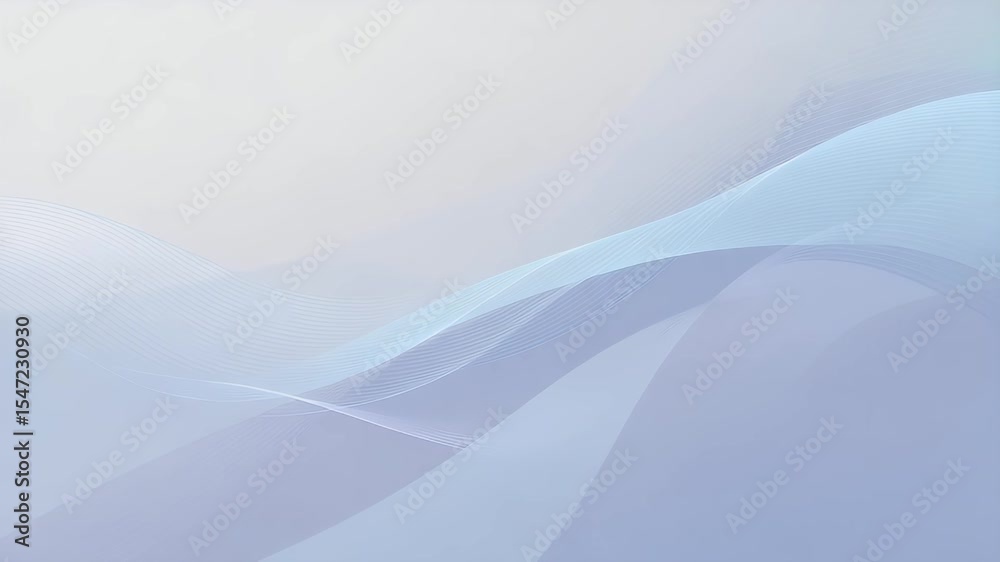 Abstract Flow of Calmness: Subtle layers of ethereal blues and soft gradients create a sense of tranquility and serenity, embodying a minimalist aesthetic. Abstract Pastel Gradient.