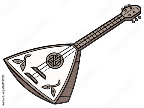 Russian Balalaika Musical Instrument