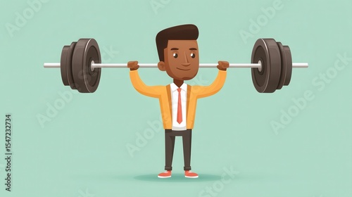 Tax audits must balance oversight and burden. 
A man in business attire confidently lifts a heavy barbell, symbolizing strength and determination.
