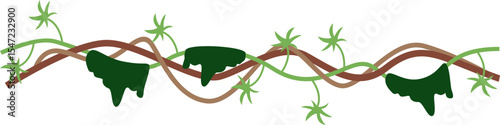  Jungle Vine Hanging Plant Element