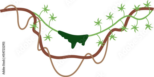  Jungle Vine Hanging Plant Element