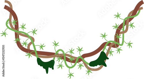  Jungle Vine Hanging Plant Element