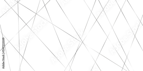 Abstract white color background and black diagonal stroke lines pattern. Random chaotic line and creative geometric shape background. modern technology art design.	