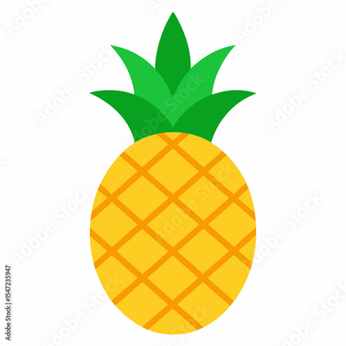 vector illustration of pineapple