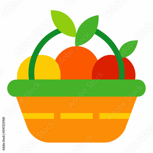 basket of fresh fruits