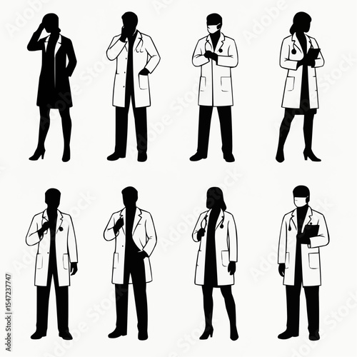 Doctor Men and Women Medical People 