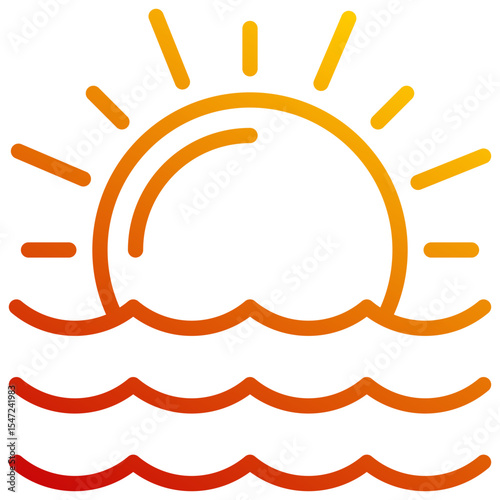 Sunset Icon