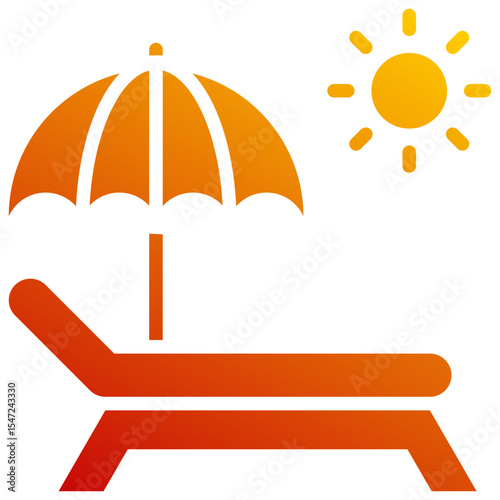 Deck Chair Icon