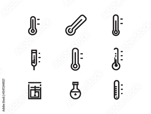 Thermometer Reading Temperature Changes Over Time