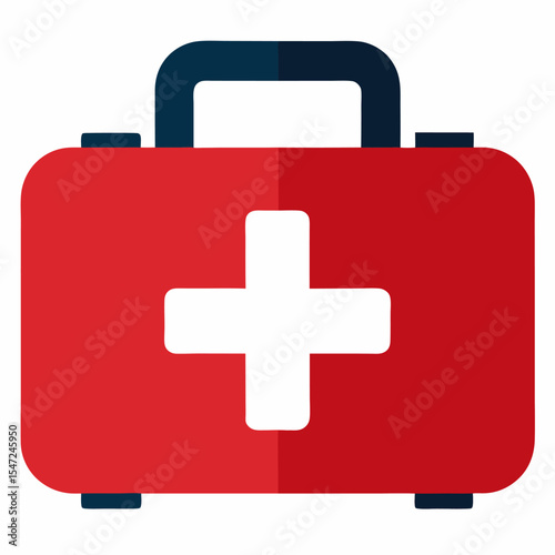 First aid kit icon on white background