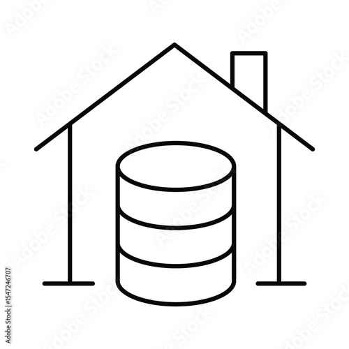 Smart Home Line Editable Stroke Icon. Secure, Technology, IoT, Voice Assistant, Controller