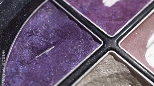 Eyeshadow palette, eyeshadow cosmetic product as luxury beauty brand promotion.
